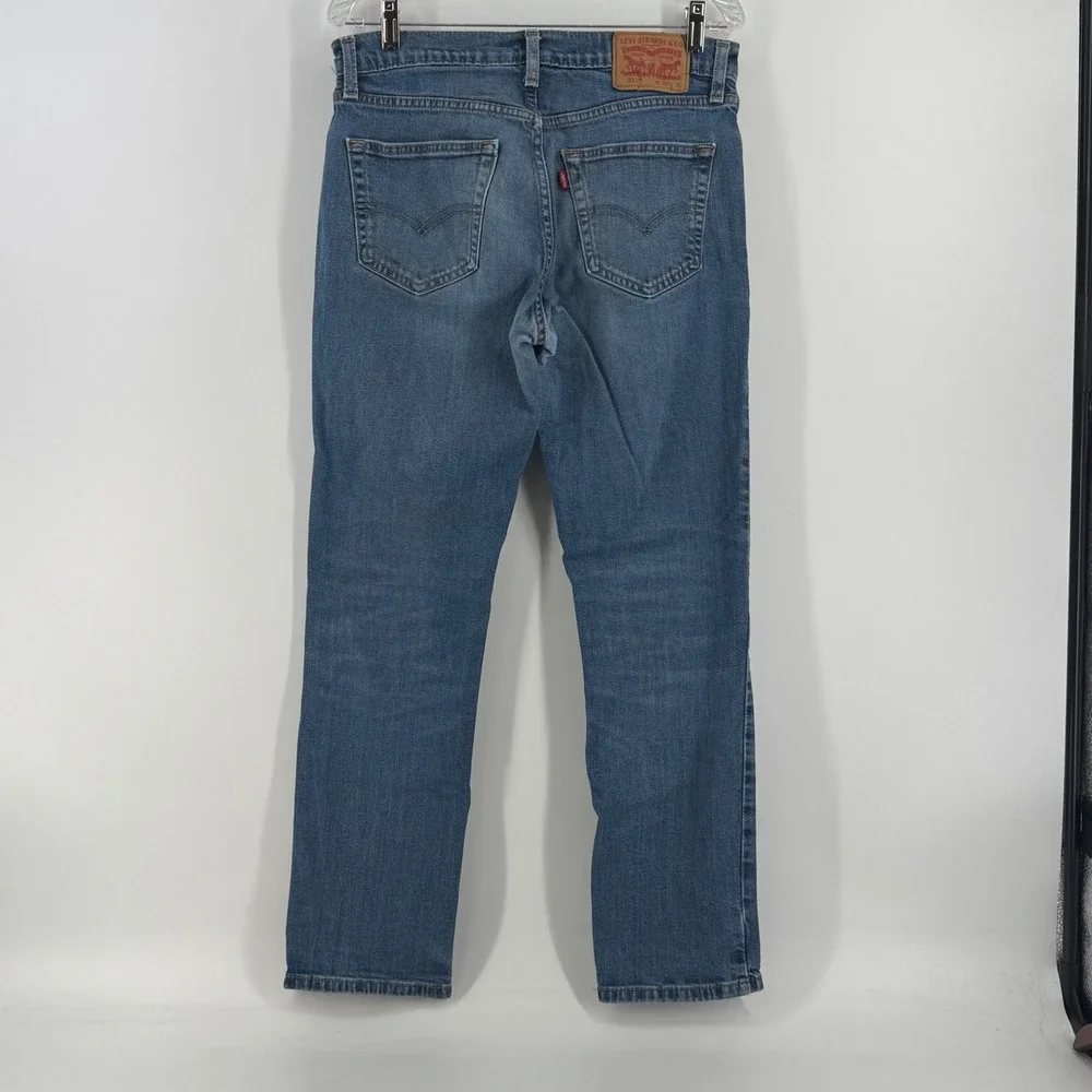 Levis 511‎ Slim Fit Mens Jeans 32x30 Medium Wash Blue Denim Pants 04511-1907
